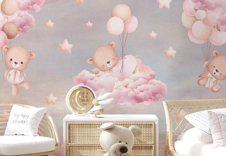 Mẫu giấy dán tường siêu sinh động và rực rỡ sắc màu