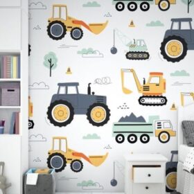 giấy dán tường phòng ngủ cho bé trai