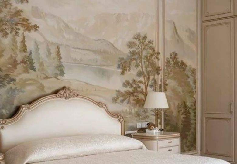 Giấy dán tường phòng ngủ vợ chồng
