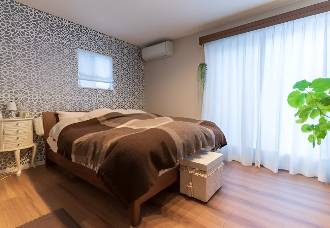 giấy dán tường điểm nhấn đầu giường