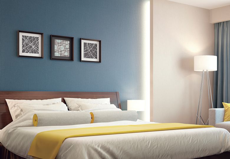 Điểm nhấn cho bức tường phòng ngủ đẹp