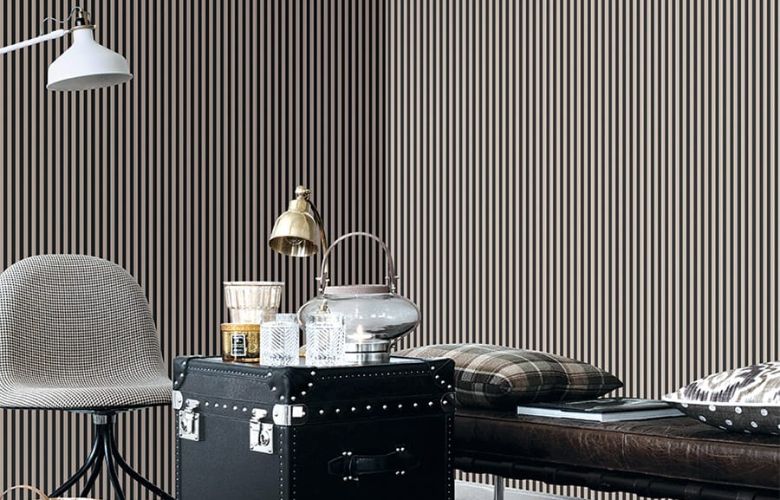 Giấy dán tường kẻ sọc