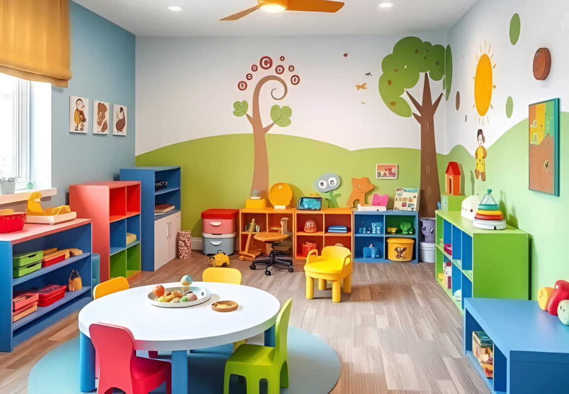 Lớp học mầm non nổi bật, kích thích trí tưởng tượng của trẻ