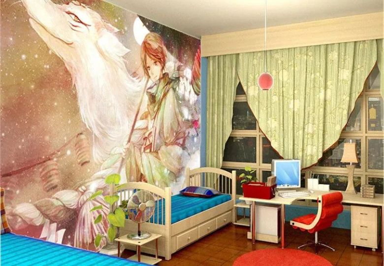 Làm mới tường cũ phòng trọ chỉ trong 1 buổi với giấy dán tường
