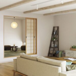 Giấy dán tường Sangetsu Reserves – RE55275 - Màu be nhạt