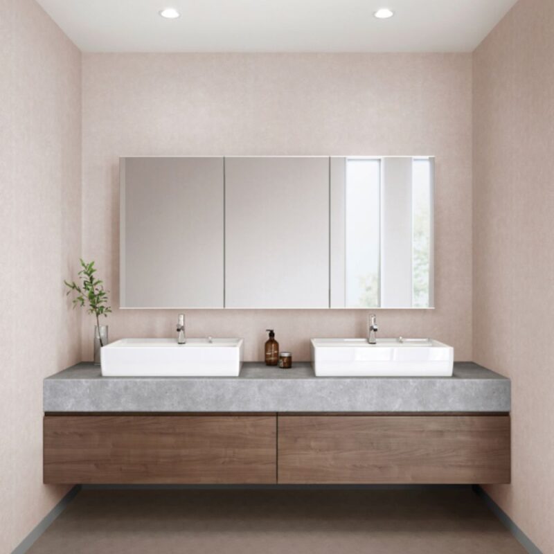 Giấy dán tường Sangetsu Reserves – RE55382|Vân đá màu nâu be