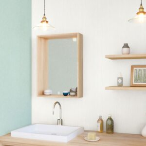 Giấy dán tường Sangetsu Reserves – RE55384|Vân đá màu xanh lá