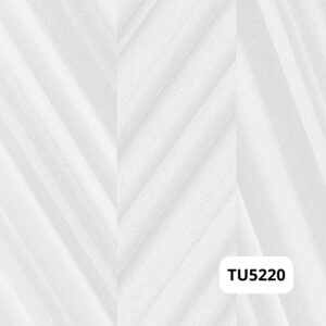 Film dán nội thất Reatec - TU5220 - Trắng tuyết kết hợp bạc