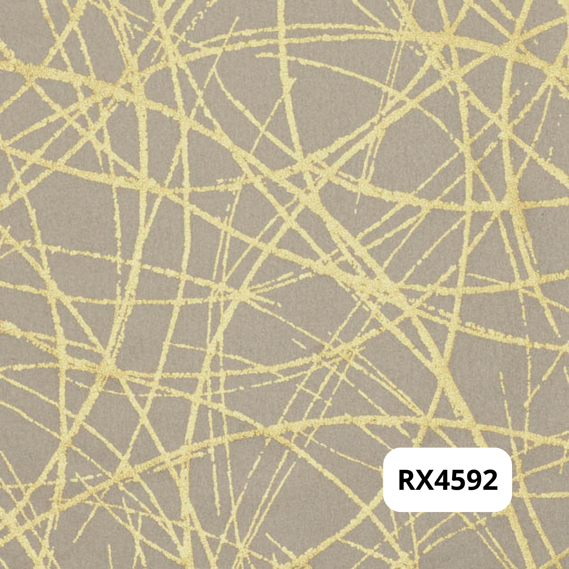 Film dán nội thất Reatec - RX4592 - Nâu xám, họa tiết vàng kim