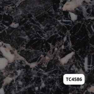 Film dán nội thất Reatec - TC4586 - Đen vân đá tương phản cao