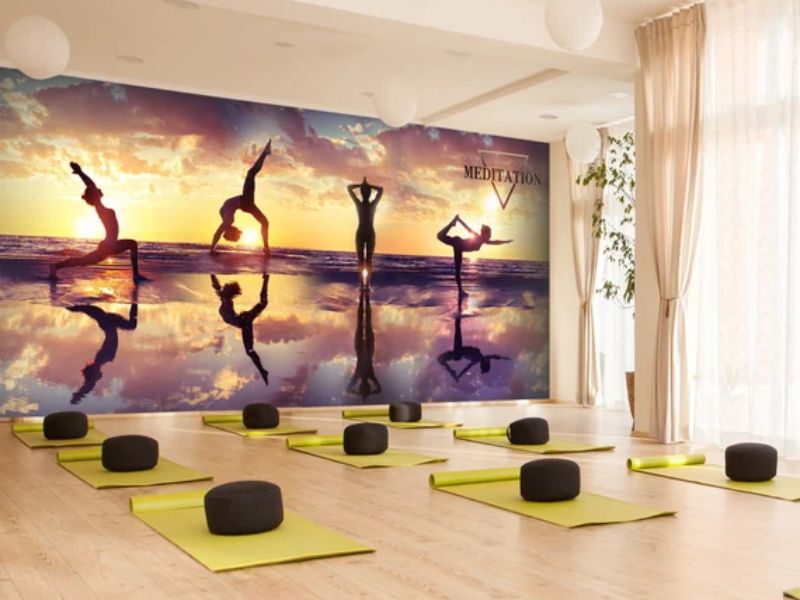 Top 50 mẫu giấy dán tường phòng tập yoga truyền cảm hứng tập luyện