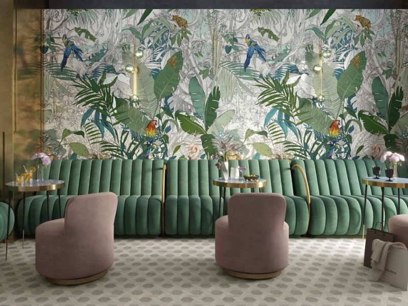 Giấy dán tường tropical