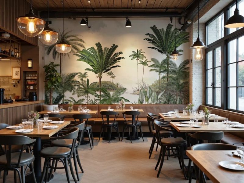 Giấy dán tường tropical