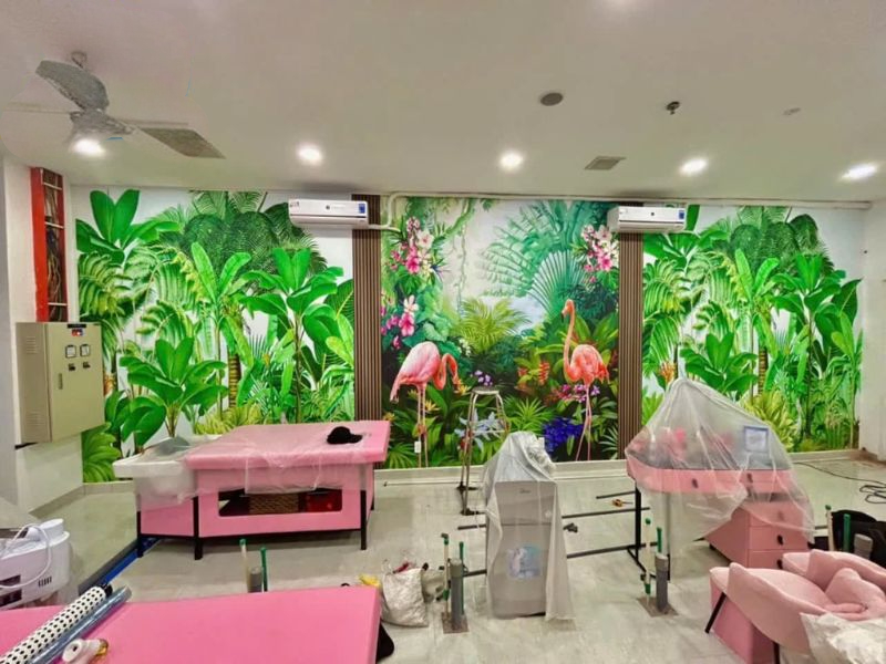 Giấy dán tường tropical