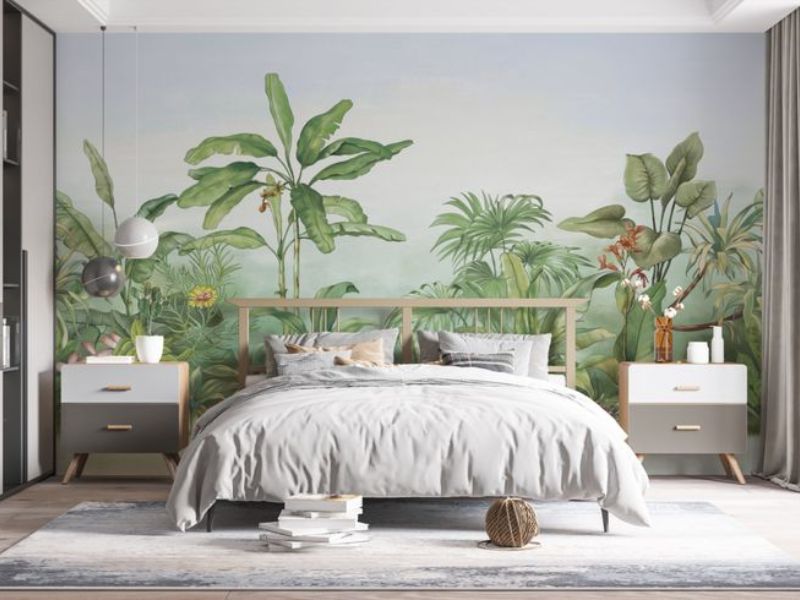 Giấy dán tường tropical