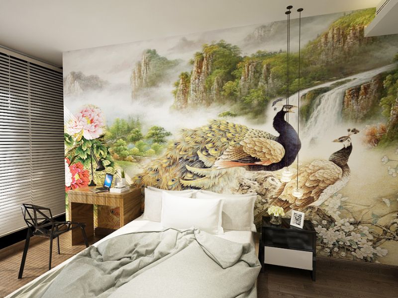 Lựa chọn giấy dán tường phong thủy phù hợp