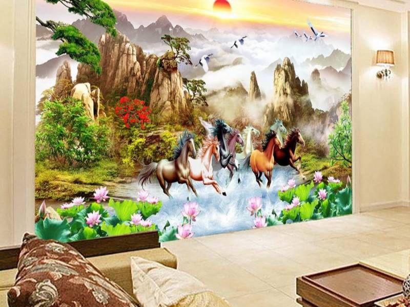 Tranh mã đáo thành công mang lại tài lộc