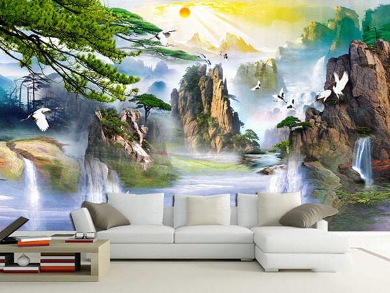 Giấy dán tường cho người mệnh thổ