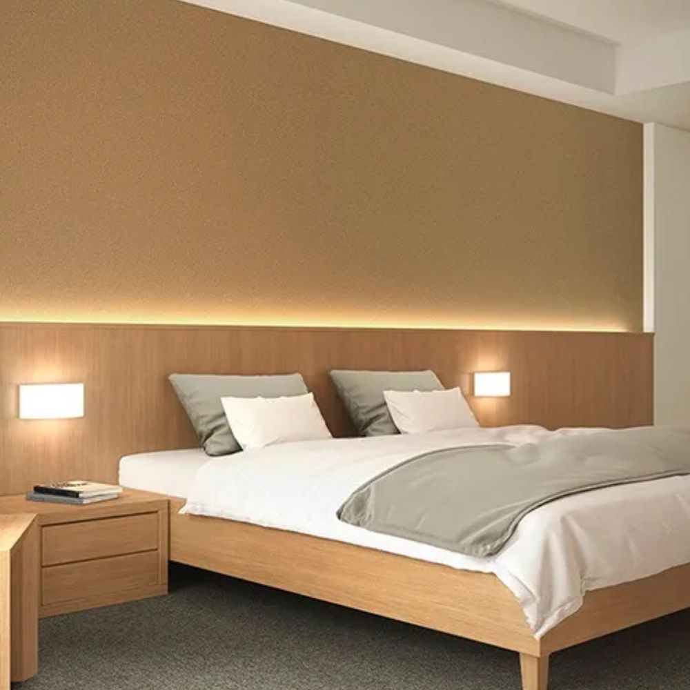 Giấy dán tường Sangetsu Faith TH30053 – Vải dệt vàng cam cao cấp