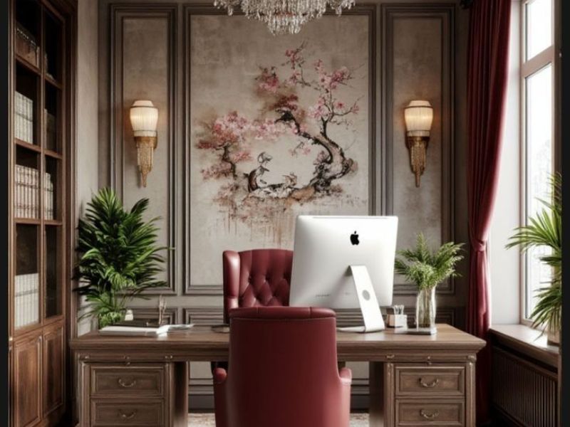 Giấy dán tường trang trí tết