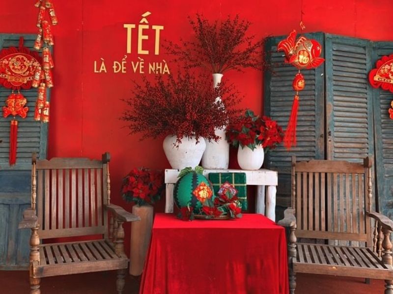 Quyển tập giấy dán tường trang trí tết mang lại tài lộc