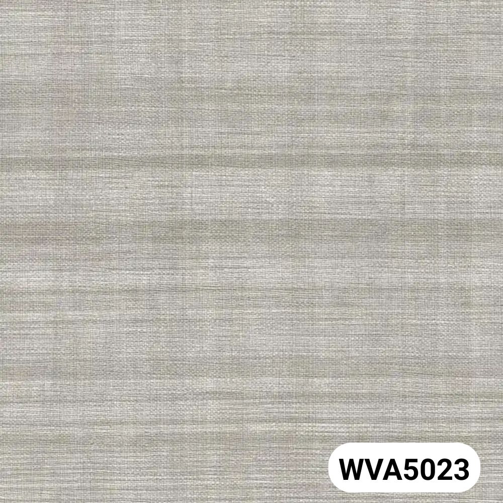 Giấy dán tường Vinyl đế vải - WVA5023 - Vân kẻ xám bạc