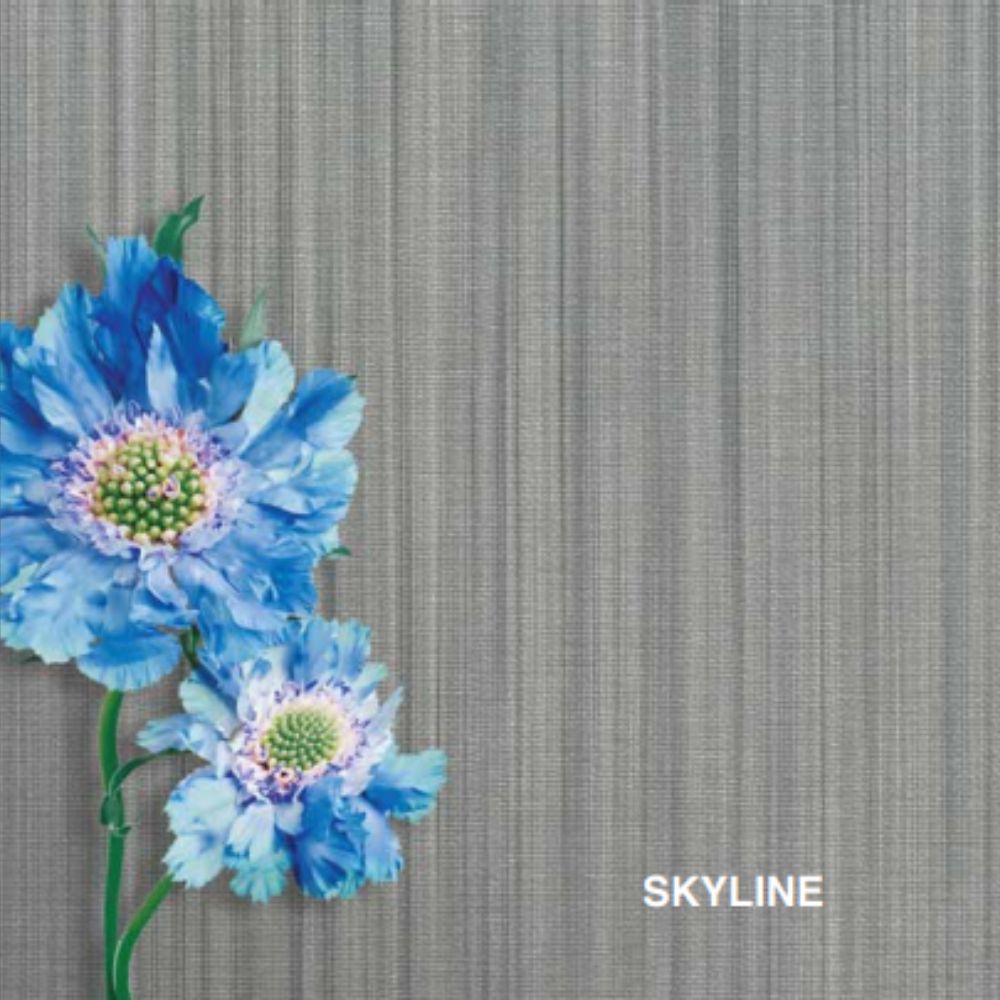 Giấy dán tường Vinyl đế vải - WVA5038 - Kẻ sọc màu xám