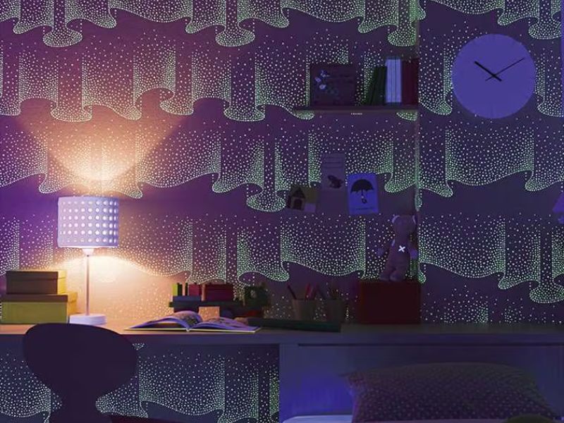 Giấy dán tường dạ quang thương hiệu Sangetsu