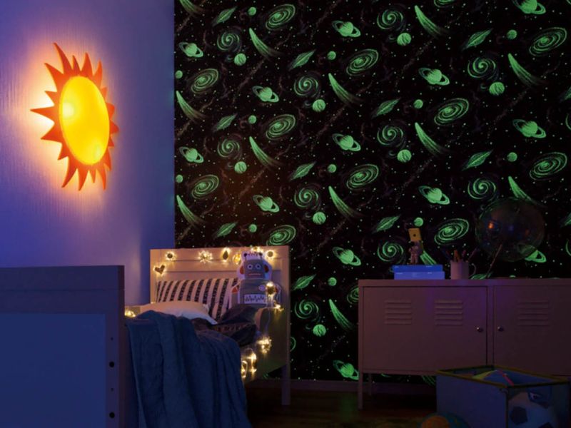 Họa tiết vũ trụ cho bé trai