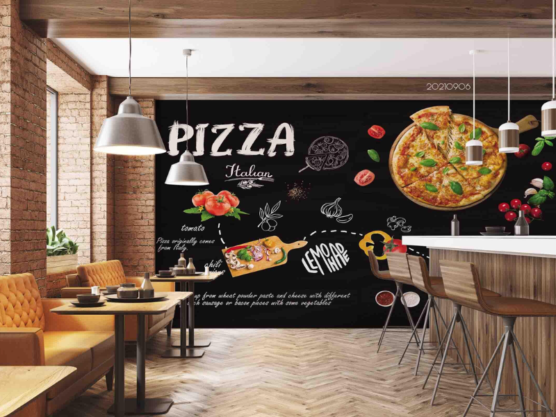 Giấy dán tường nhà hàng