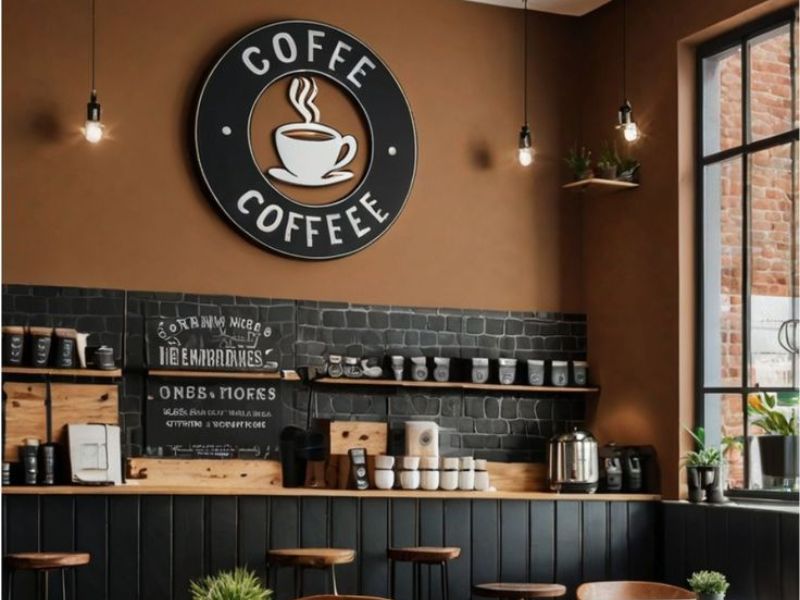 Giấy dán tường quầy bar