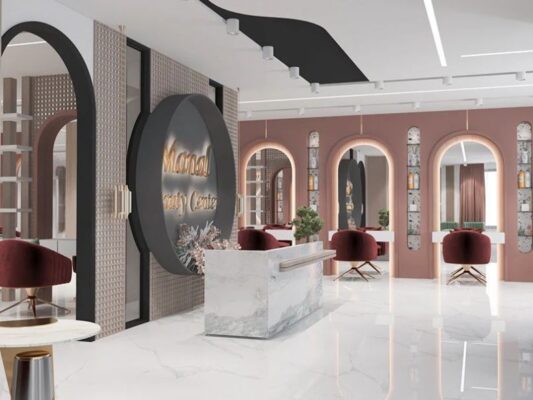 Tư vấn chọn giấy dán tường tiệm tóc phù hợp từng phong cách salon