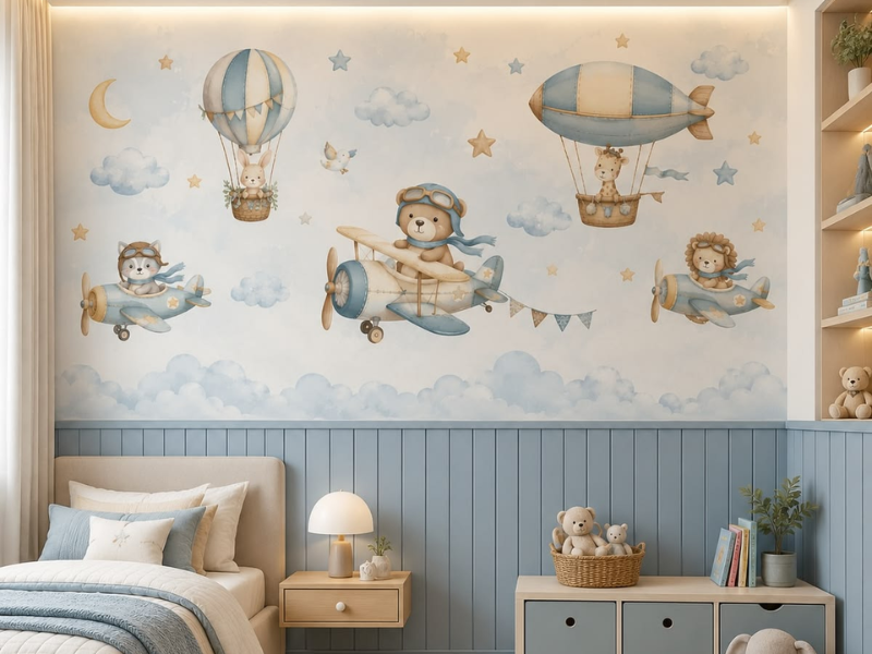 Tùy vào nhu cầu thực tế mà bạn có thể lựa chọn giấy dán tường hay xốp dán tường phù hợp