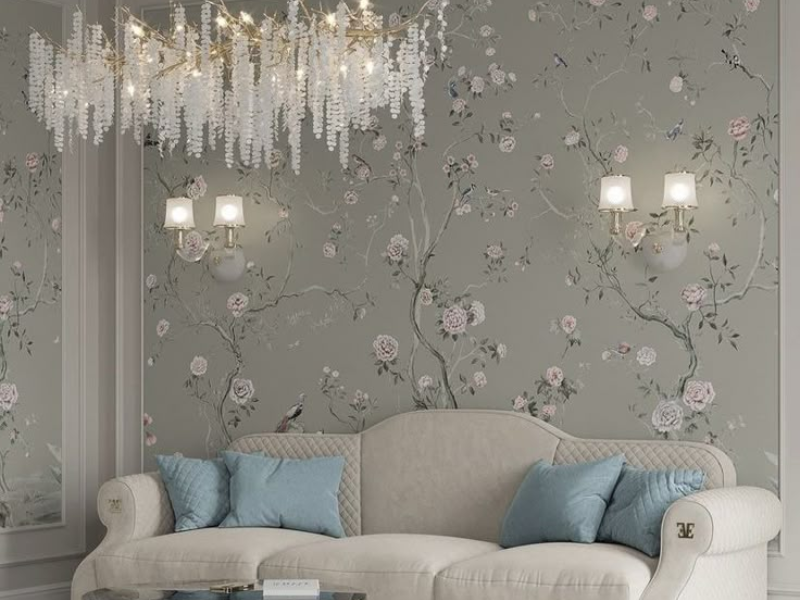 Giấy dán tường đa dạng mẫu mã, màu sắc