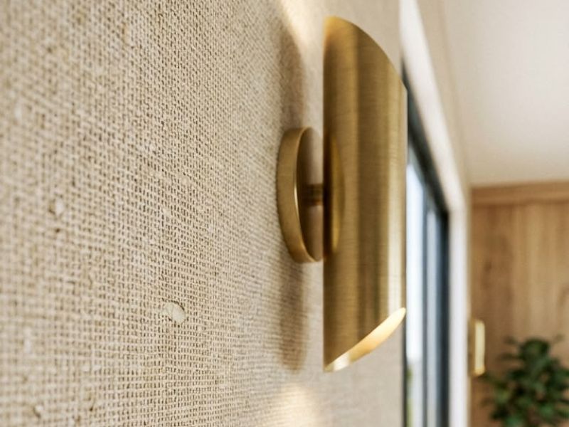 Giấy dán tường vân vải