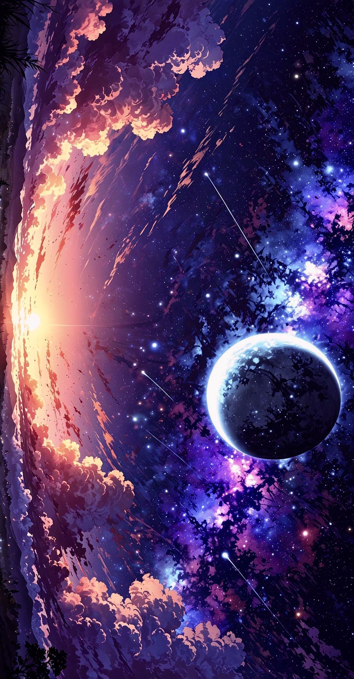 Giấy dán tường Galaxy