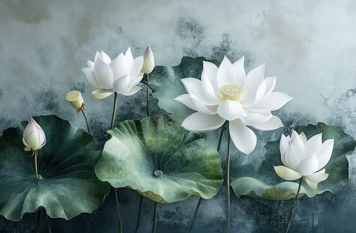 Giấy dán tường hoa