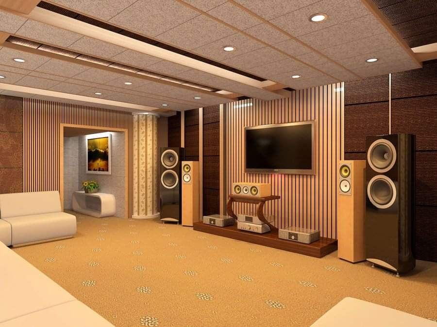 giấy dán tường phòng thu âm