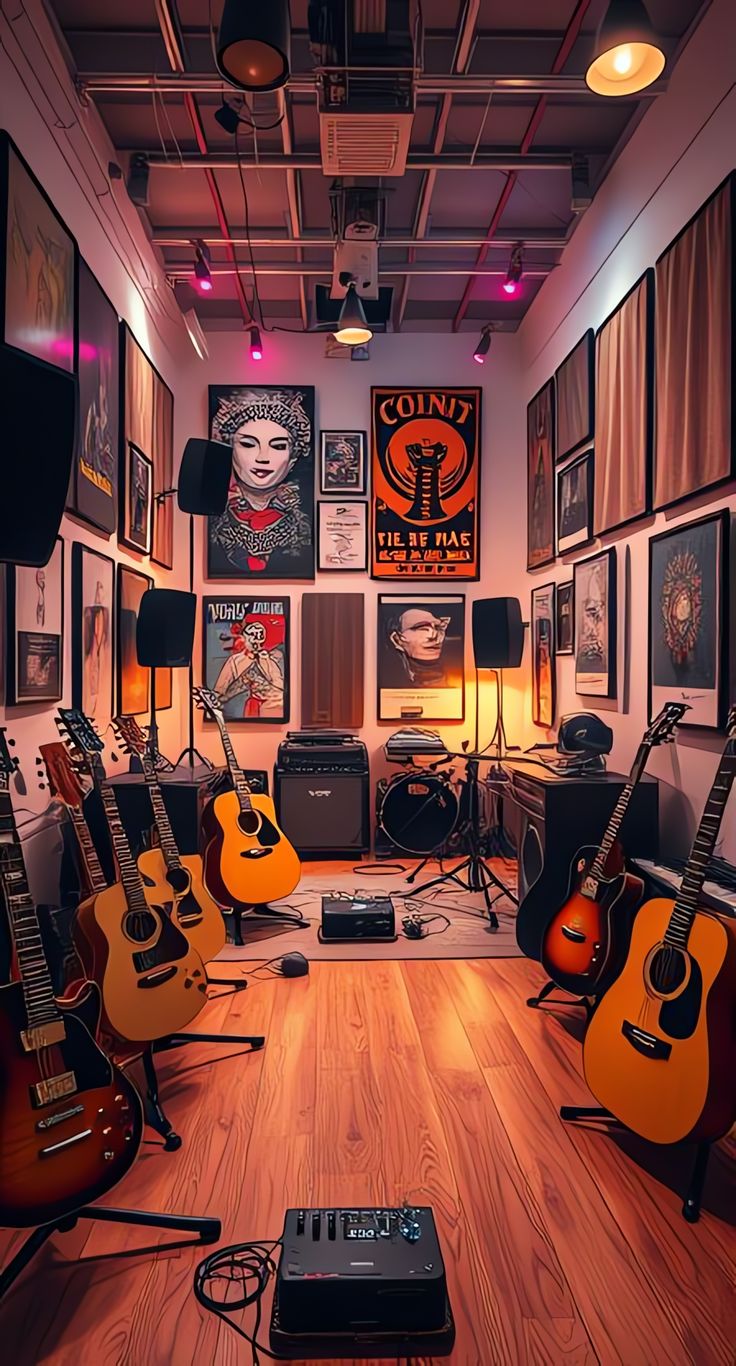 giấy dán tường phòng thu âm