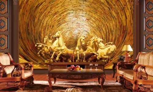 in giấy dán tường theo yêu cầu