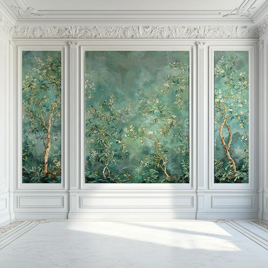 phào chỉ giấy dán tường